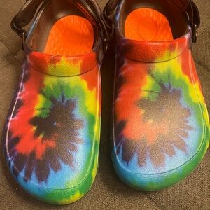 Crocs size 10 Tye Dye New